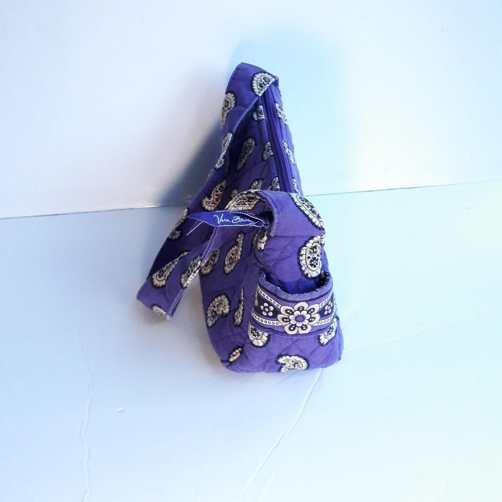 Vera Bradley Purse Simply Violet Paisley Bag - Picture 4 of 13